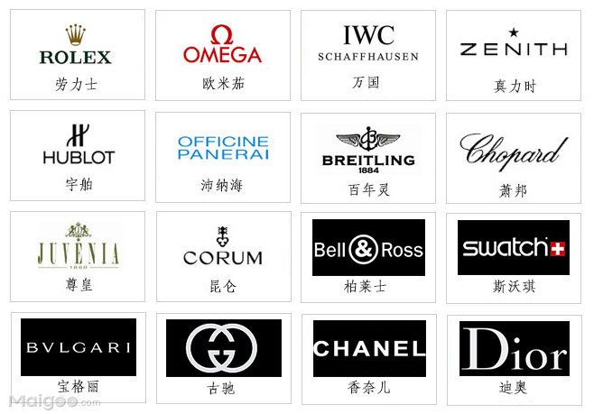 国产手表品牌logo图片大全，国产手表图标大全 品牌大全