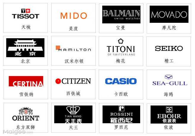 国产手表品牌logo图片大全，国产手表图标大全 品牌大全